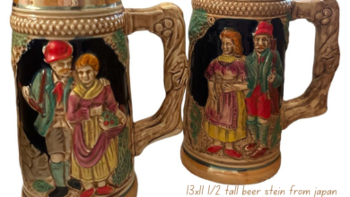 13x11 1/2 tall beer stein from japan