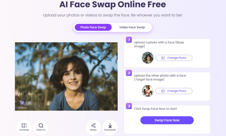 How to Use Vidnoz to Examine the Evolution of Face Swap Technology